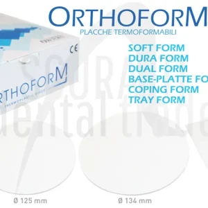 PLACCHE TERMOFORMABILI ORTHOFORM DURA FORM 1,5 mm SQUARE (20 pz.)